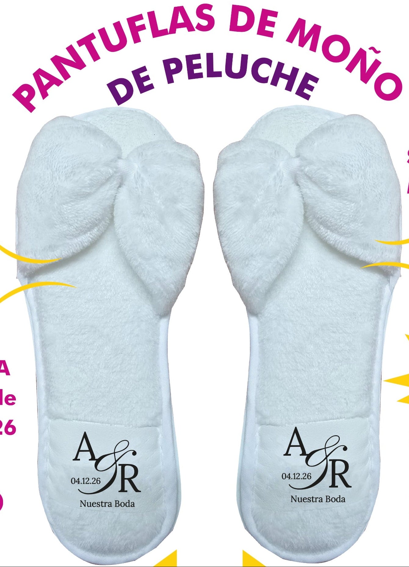 Pantufla Moño Peluche