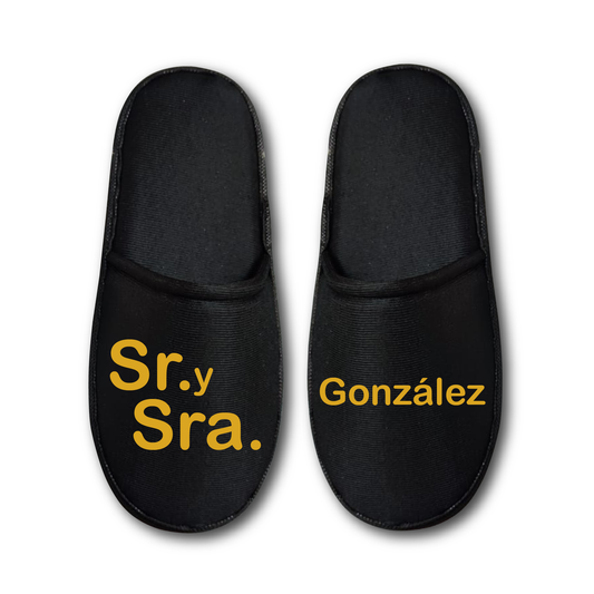 Pantufla para Boda mod. 24 Sr y Sra