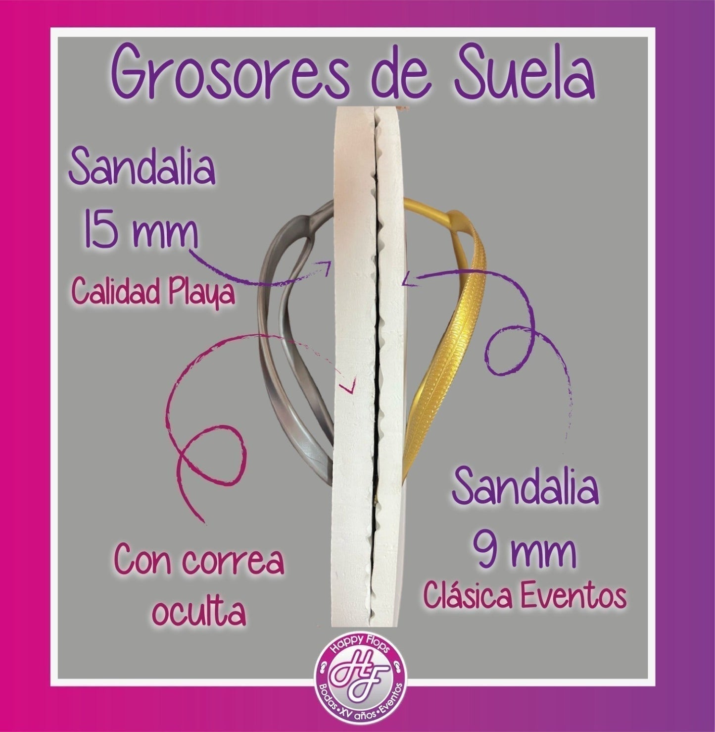 Sandalia Boda Mod. 34 Corazones Pajaros